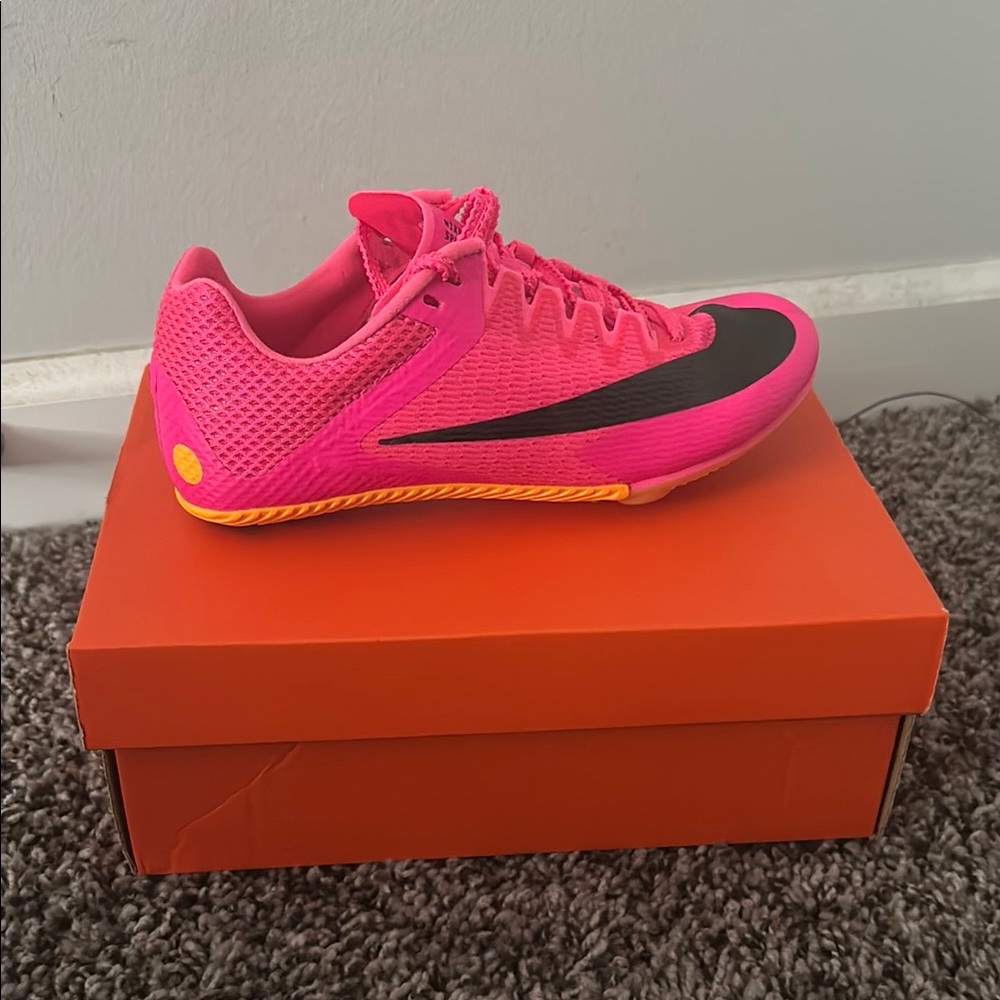 Nike Zoom Rival Sprint Shoes - Hyper Pink and Black